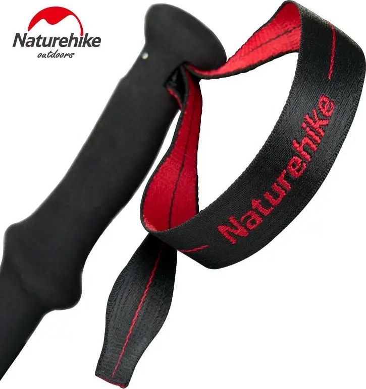 Трекінгова палиця 3-секційна Naturehike ST06 NH17D006-D, чорна — Чорний — фото 2