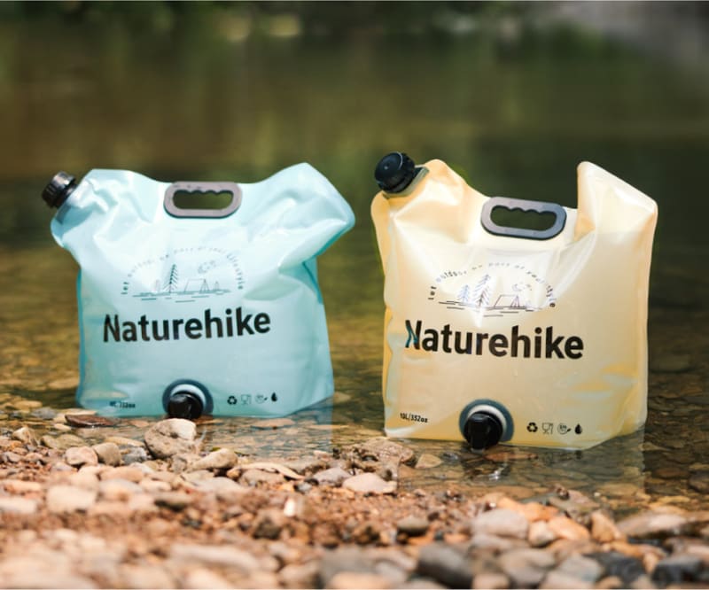 Складаний контейнер для води з поліетилену Naturehike CNK2450CF027 — Блакитний — фото 3
