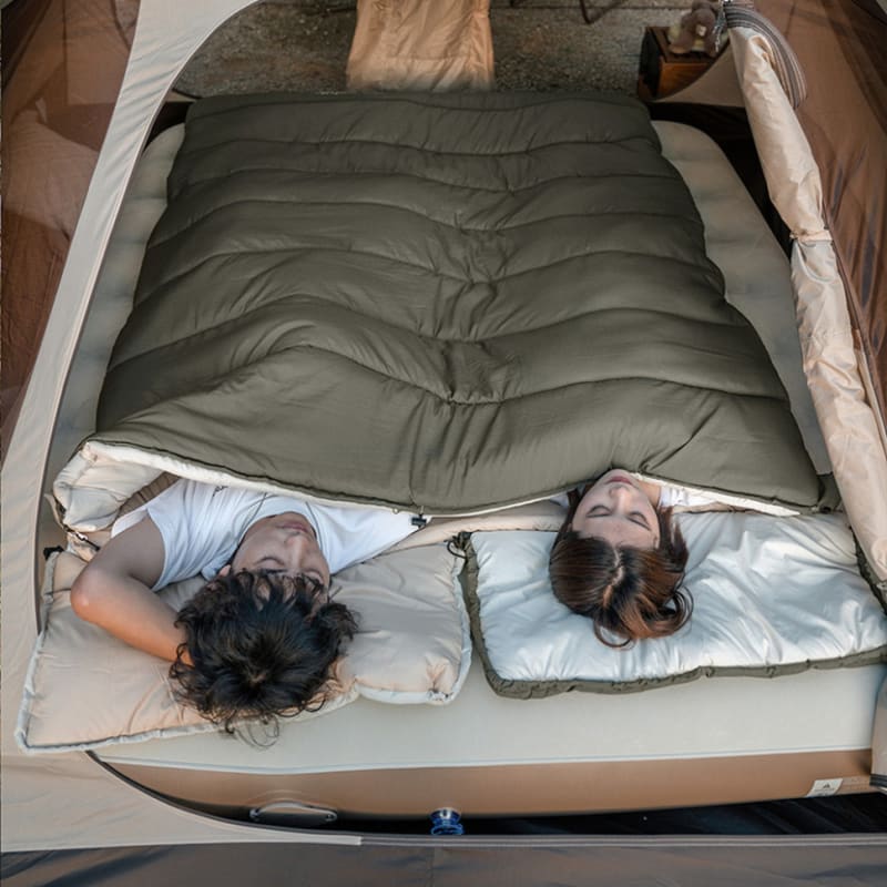 Спальник з капюшоном Naturehike LD350 CNK2300SD016, темно-зелений — Темно-Зеленый — фото 6