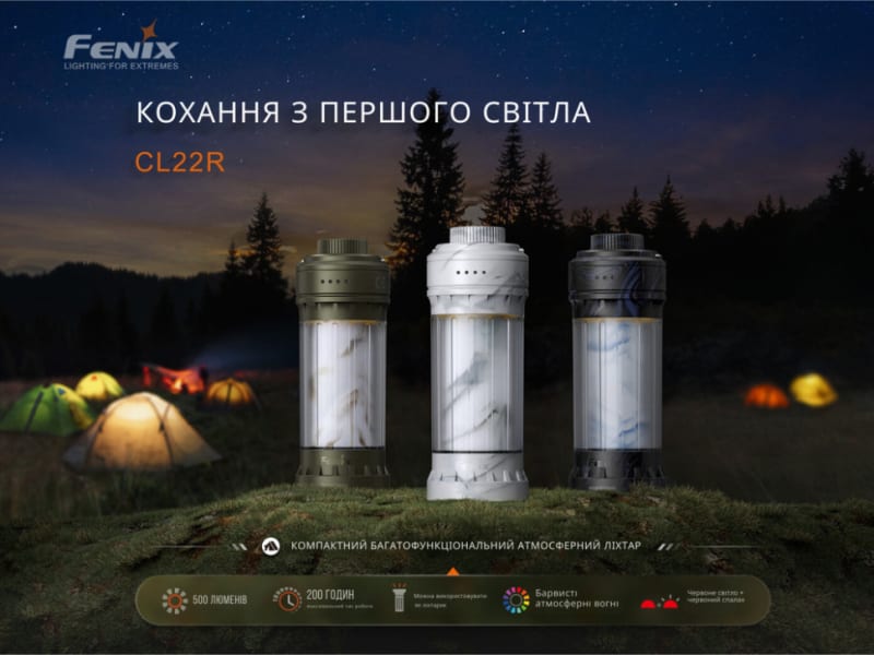 Ліхтар кемпінговий Fenix CL22R — Білий — фото 6