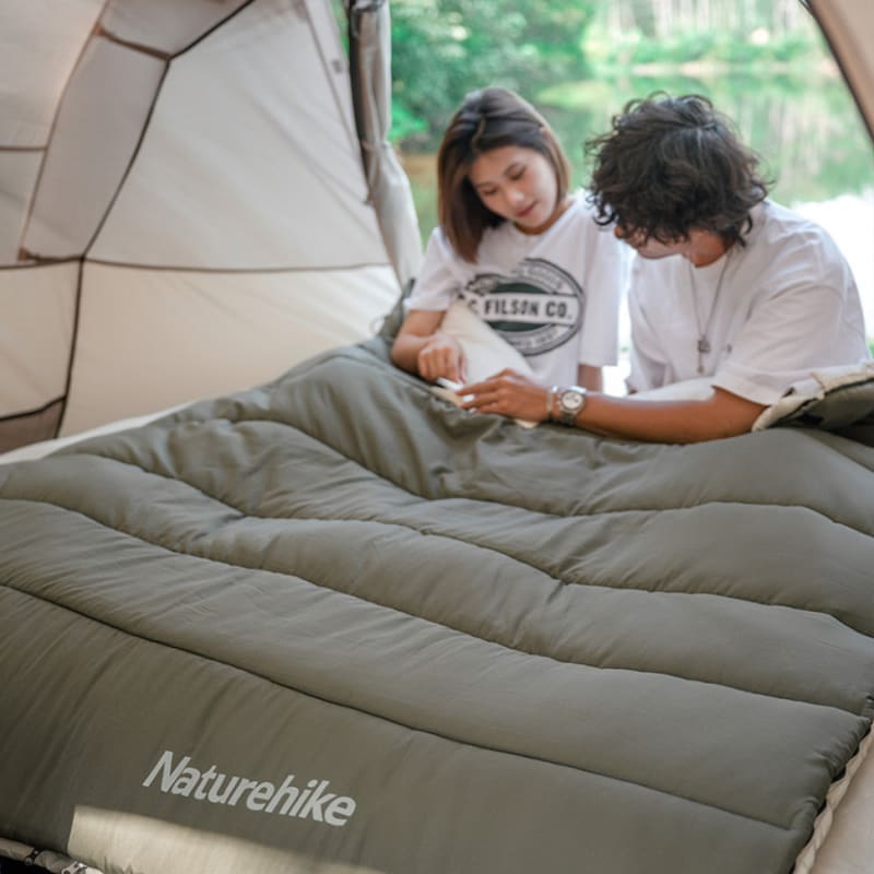 Спальник з капюшоном Naturehike LD350 CNK2300SD016, темно-зелений — Темно-Зеленый — фото 5