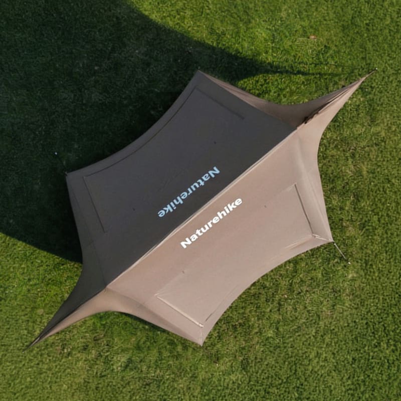 Тент-навіс Naturehike Cloud Skies Tarp Lite, 960 × 485 см, Коричневий – фото 3