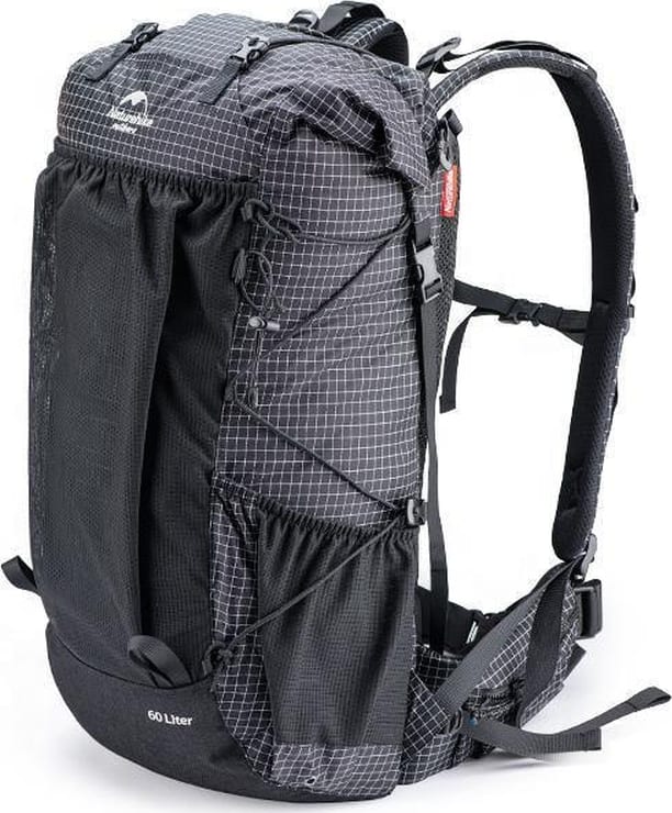 Рюкзак туристичний Naturehike Rock NH19BP095, 60+ — Графіт В Клітинку — фото 1