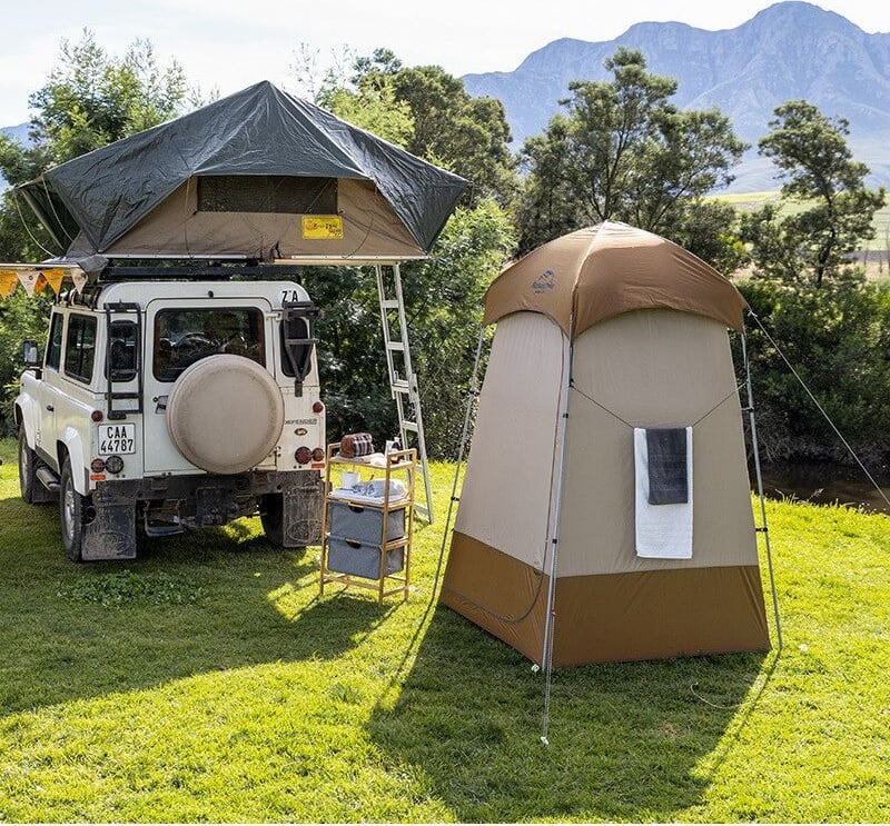 Душовий намет Naturehike NH21ZP005 — Коричневий — фото 2