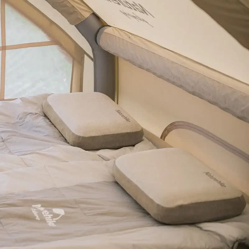 Подушка з пам'яттю прямокутна Naturehike NH22ZT002, сіра — Сірий — фото 3