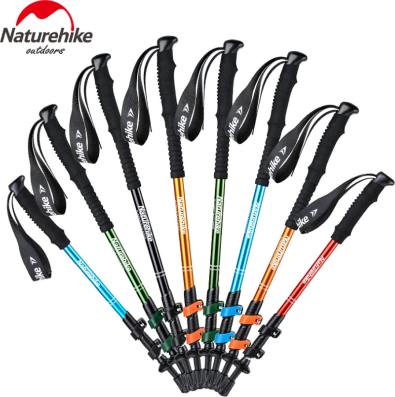 Трекінгова палиця 3-секц. Naturehike Women 6061 AL NH17D001-Z, 57-120 см, алюміній, золотиста — Золотий — фото 2