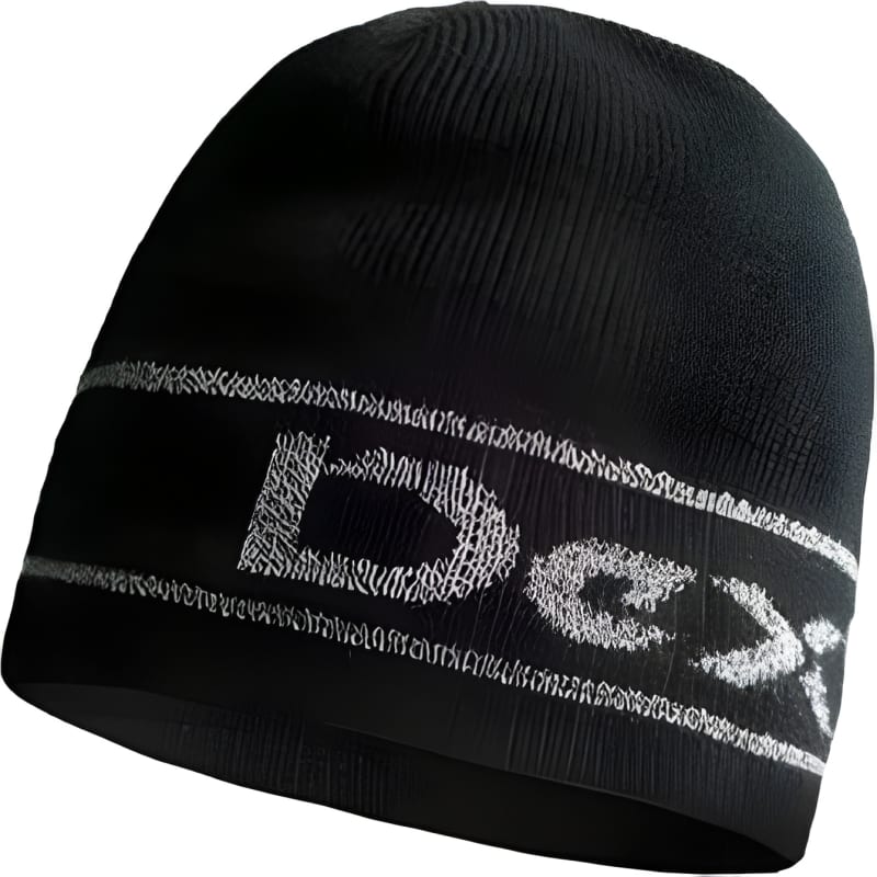 Шапка водонепроникна DexShell Beanie Reflective Logo чорна з лого L/XL 58-60 см, Чорна – фото 1
