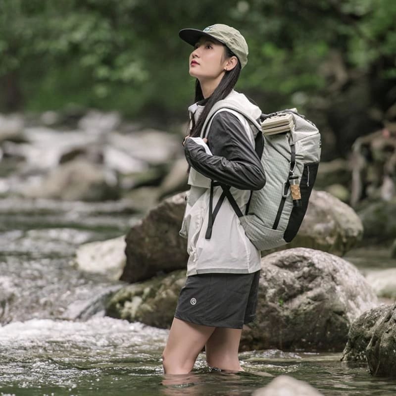 Рюкзак туристичний Naturehike NH20BB206 — Графіт В Клітинку — фото 4