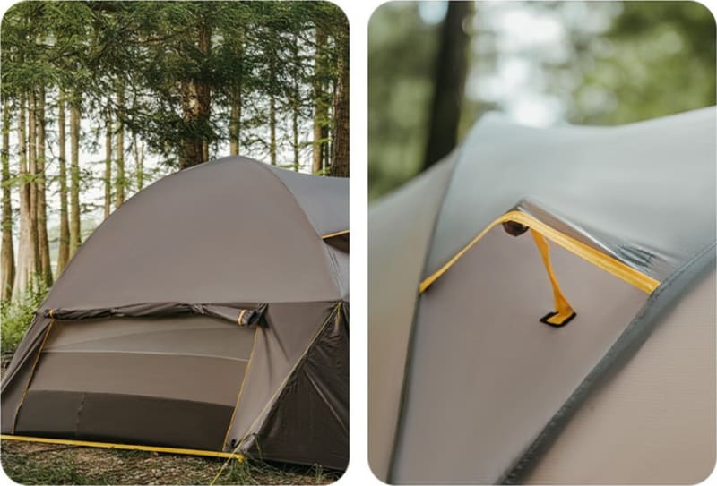 Намет шестимісний Naturehike, KOTA 6, CNK2450WS031, 75D, світло-коричневий — фото 5