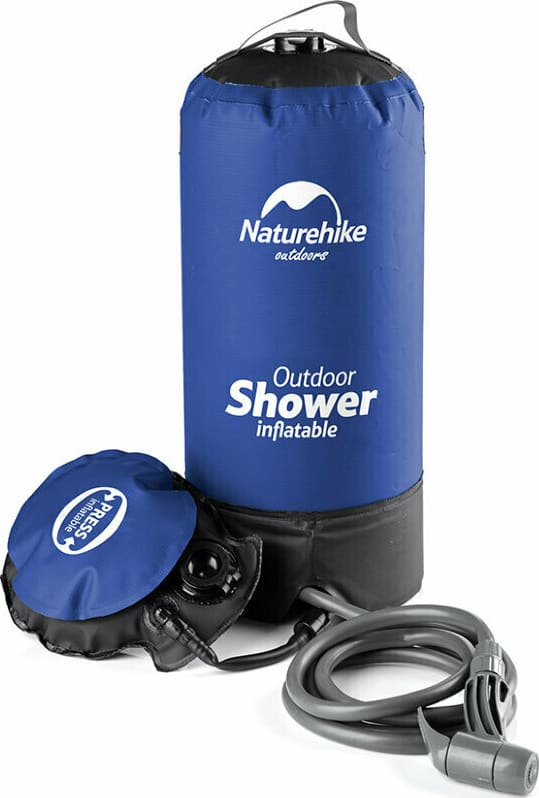 Душ кемпінговий Naturehike NH17L101-D, блакитний — Бірюзовий — фото 1