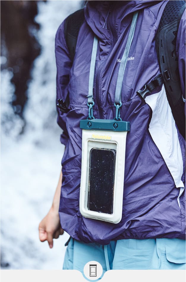 Водонепроникний чохол для телефону Naturehike CNK2300BS015 — Синій — фото 6