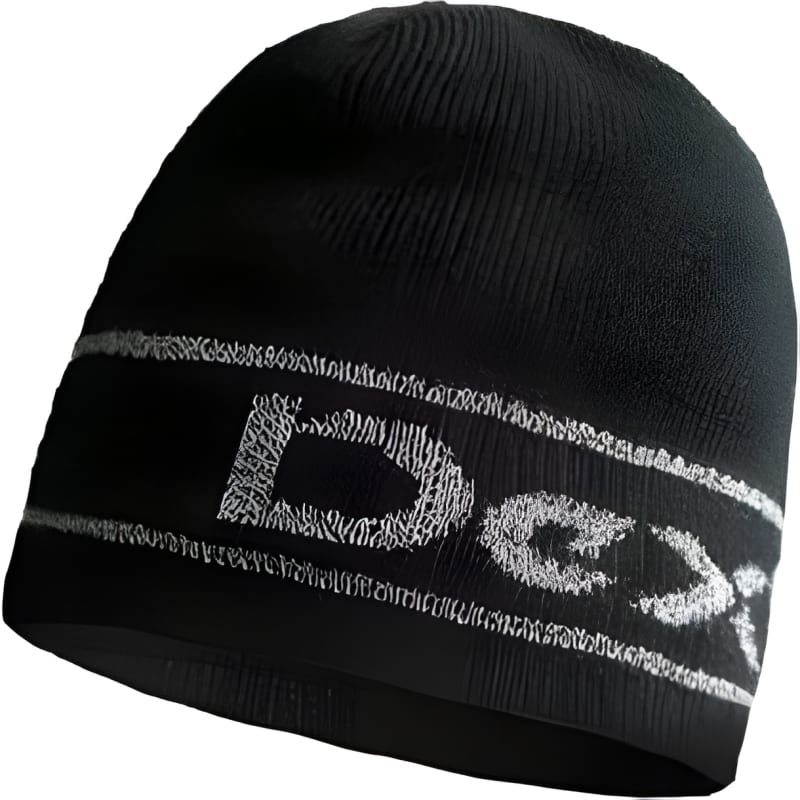 Шапка водонепроникна DexShell Beanie Reflective Logo чорна з лого L/XL 58-60 см, Чорна – фото 2