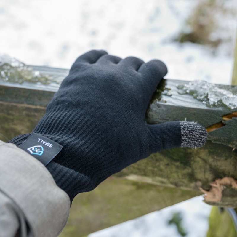 Рукавички водонепроникні DexShell ThermFit 3.0 Gloves чорні, розмір L, чорний – фото 3