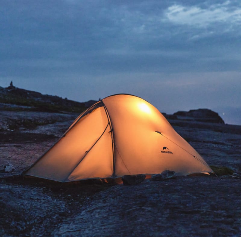 Намет надлегкий одномісний Naturehike Cloud Up Base 1 Tent Pro CNK2350WS020, пісочний — Бежевий — фото 4