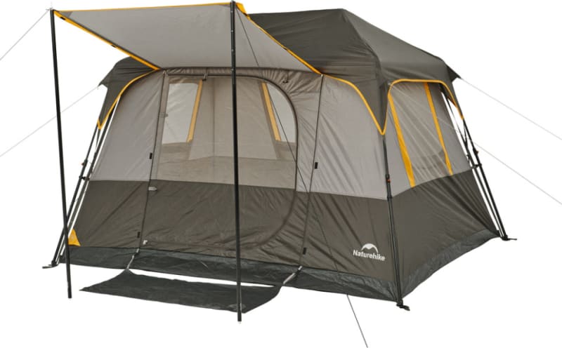 Намет чотиримісний Naturehike Cape Series 5.2 CNK2450WS037, сіро-коричневий — Сірий, Коричневий — фото 1