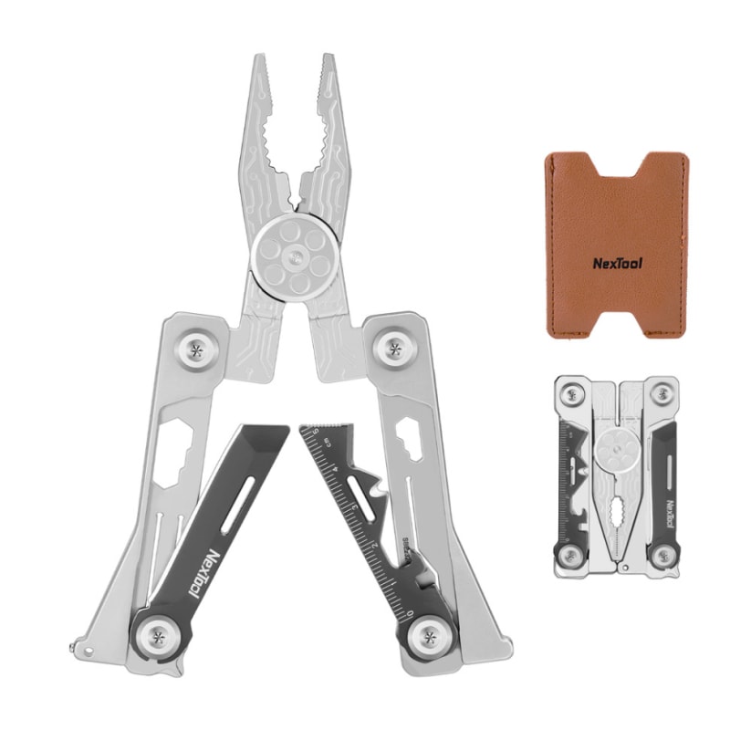 Мультитул NexTool Сріблястий Blade EDC, сірий