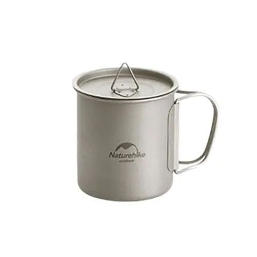 Кружка титанова Naturehike NH20CJ005 450 мл 450 мл, сірий 450 мл