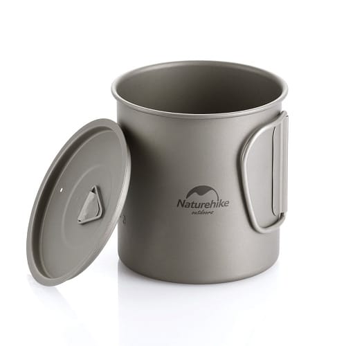 Кружка титанова Naturehike NH20CJ005 300 мл, сірий