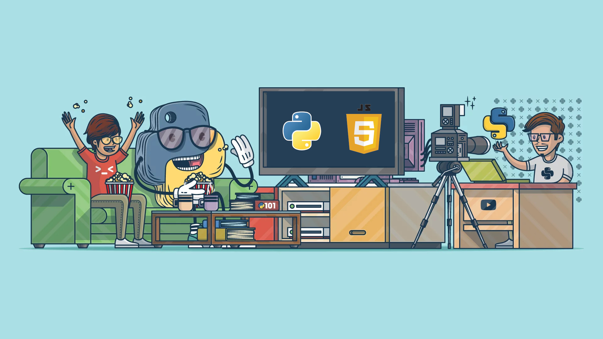 Learn Python && Javascript in one session