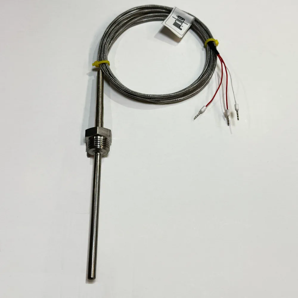 PT100 2-Wire Straight Probe, 100mm