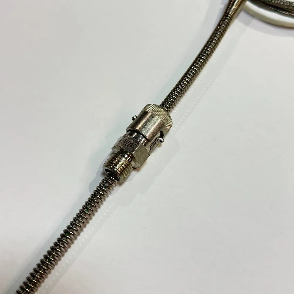 Type K Thermocouple Probe, 200mm, Miniature Connector