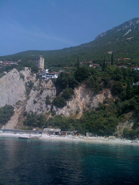 Афонские виды с палубы корабля