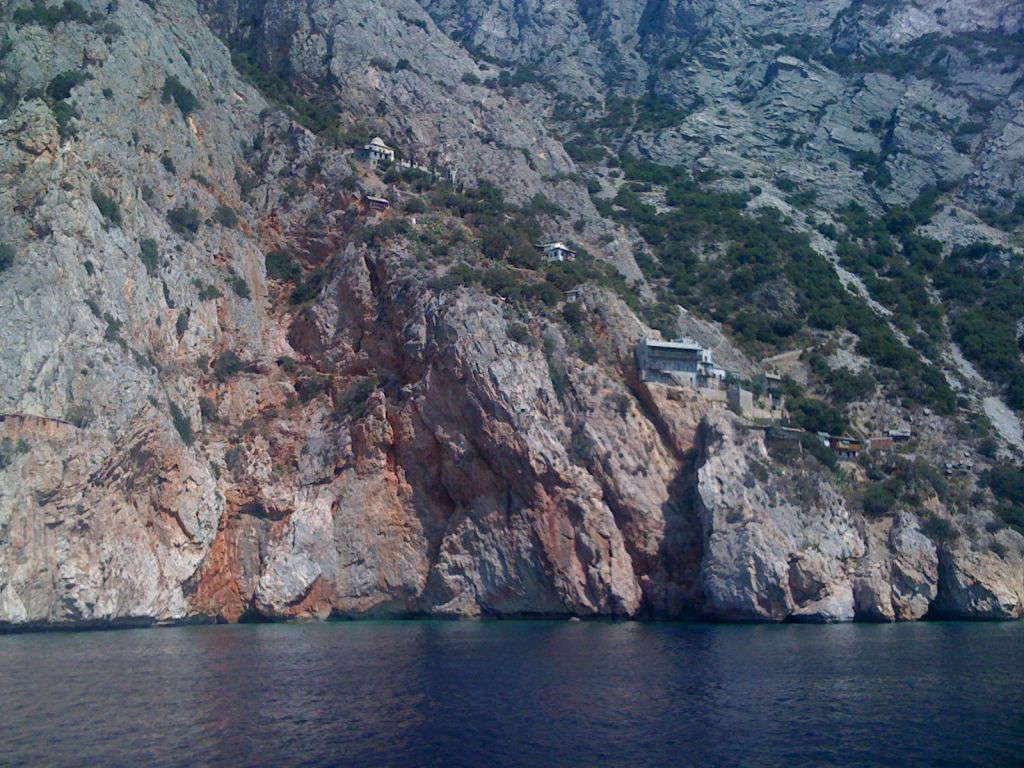 Афонские виды с палубы корабля
