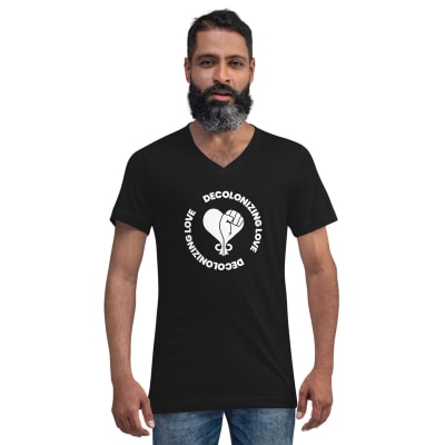Unisex Short Sleeve V-Neck T-Shirt