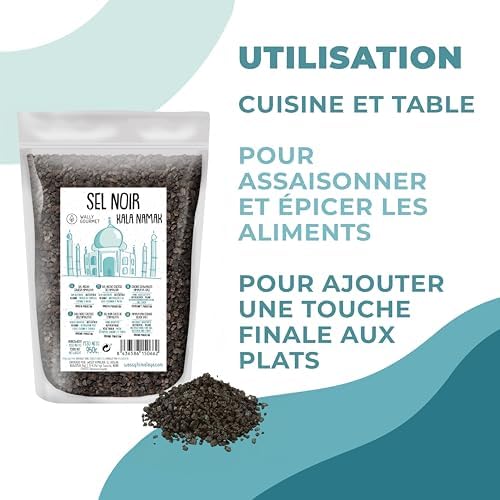 Vue 2 de Gros Sel Noir De