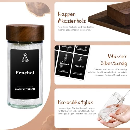 Vue 3 de Saeiv Pot Epices Verre