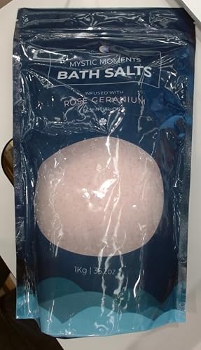 Vue 2 de Sel Bain Rose Geranium