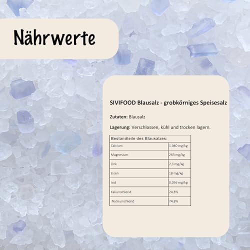 Vue 2 de Sivifood Sel Bleu