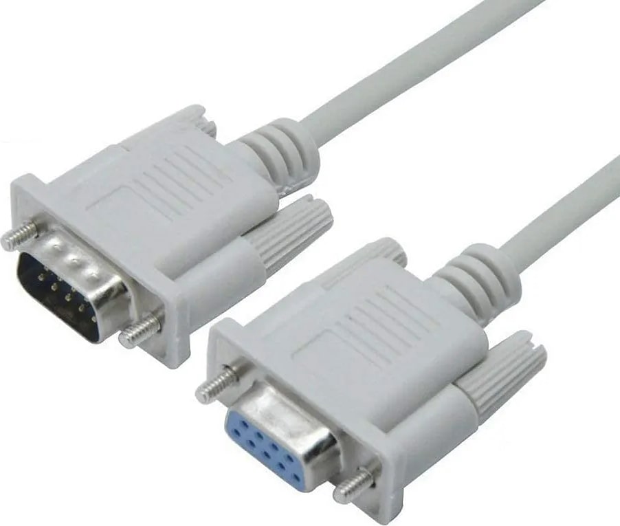 WiredCom DB9 RS232 9 PIN Male To 9 pin Female Serial Cable Converter Extension Cable for Data Communication