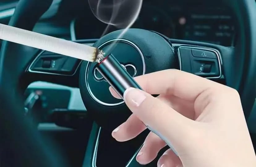 WiredCom Nylon Braided 1.2 Meter 4 in 1 USB Fast Charging multi-pin 5A charging cable with cigarette lighter + Type C + Micro USB + Lightning Connector - 4 in 1 charging cable Compatible with car USB , iPhone,iPad and Smartphones