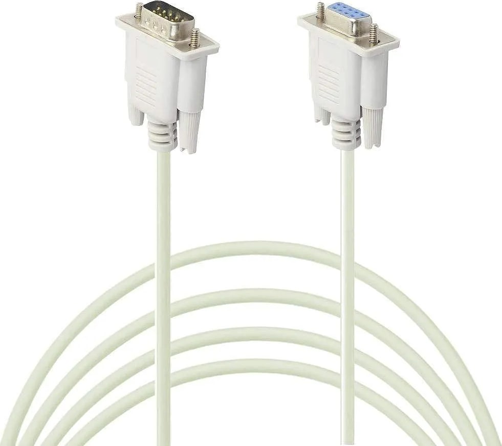 WiredCom DB9 RS232 9 PIN Male To 9 pin Female Serial Cable Converter Extension Cable for Data Communication