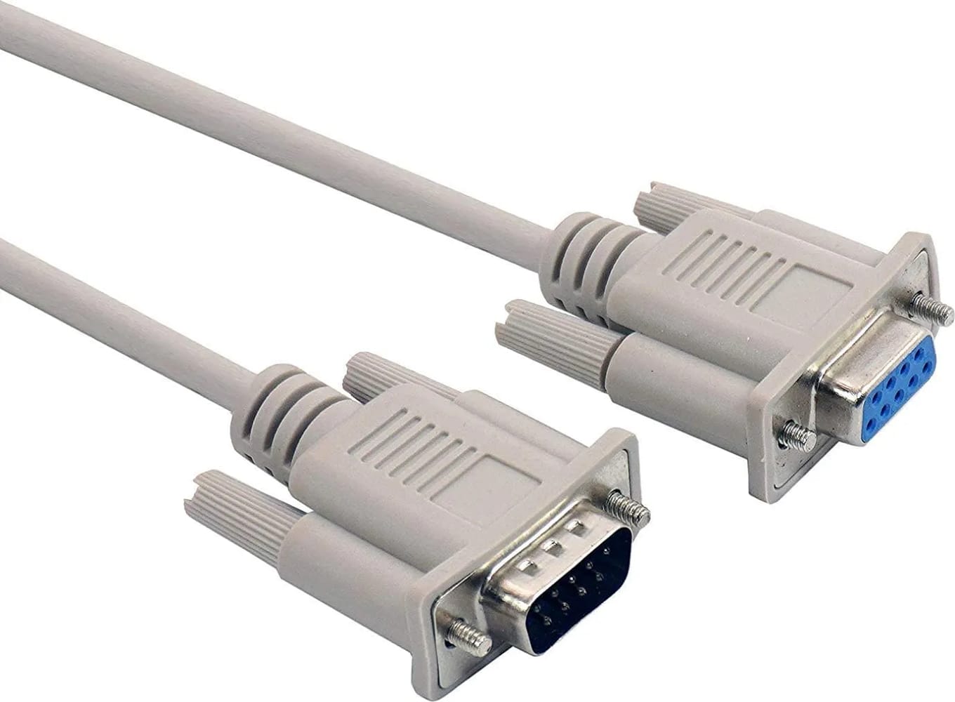 WiredCom DB9 RS232 9 PIN Male To 9 pin Female Serial Cable Converter Extension Cable for Data Communication