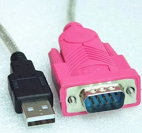 WiredCom Console Serial Cable RJ45 to DB9 & RS232 to USB (2 In1) for Cisco Device - 1m+1.8m, Female RS232 Port to RJ45 Male Cat5 Ethernet LAN Rollover Console Switch