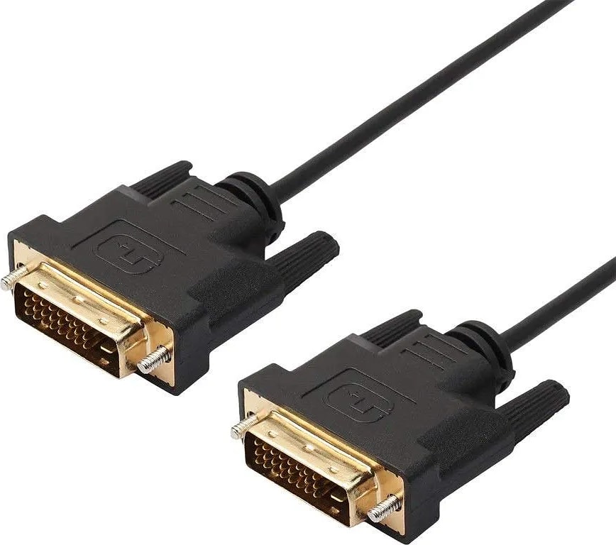 WiredCom DVI Male to DVI Male 24+1 Pin Cable (1.5 Meter)