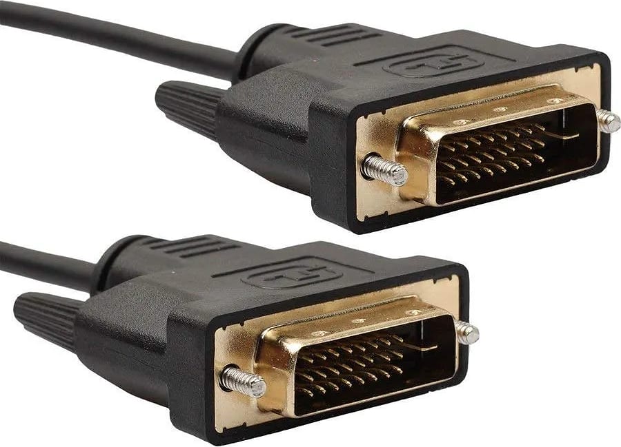 WiredCom DVI Male to DVI Male 24+1 Pin Cable (1.5 Meter)