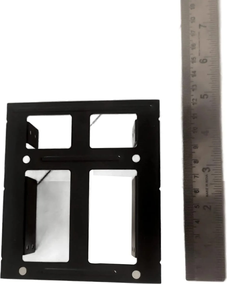 WiredCom® |2 Pcs| 2.5 to 3.5 Bay Internal Hard Disk HDD SSD Bracket Hard Drive Dual Desktop SSD Mounting Bracket Trey