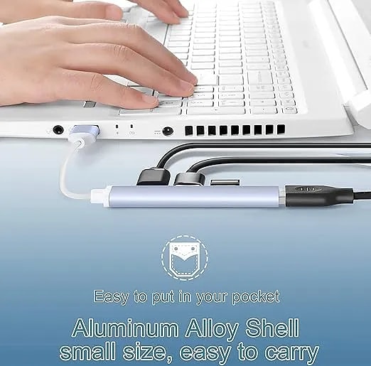 4 Ports USB 3.0 HUB USB Expander Hub for Laptop, Mini Extensions, Ultra Slim Portable Data Hub Applicable for iMac Pro, MacBook Air, Mac Mini/Pro, Notebook PC
