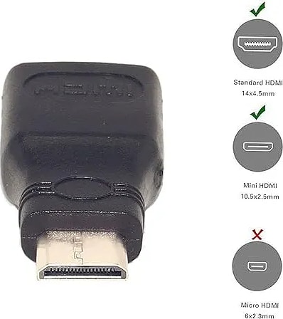 DisplayPort to HDMI Cable, Gold Plated DP to HDMI Cable for Display Port Enabled Desktops and Laptops to Connect to HDMI Displays Monitor, Projector - 1.8 Meter (Black)