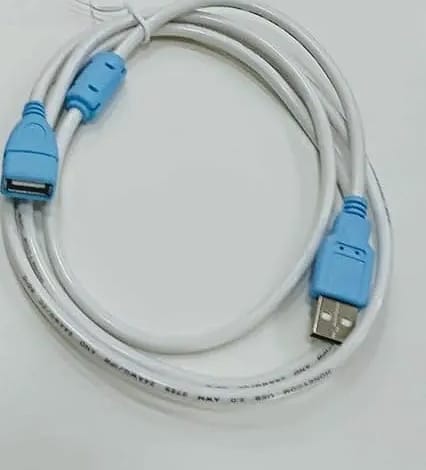 USB 2.0 Extension Cable, Male to Female High Speed Repeater Extender Cord for Keyboard Mouse Printer External Hard Drive and More - White (3 Meter)