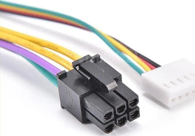 WiredCom ATX Main 24 Pin Female to 6 Pin Male 6 Pin PCI-E PSU Power Adapter Supply Cable Connector for HP Elite