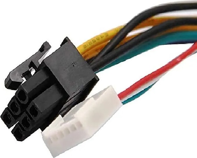 WiredCom ATX Main 24 Pin Female to 6 Pin Male 6 Pin PCI-E PSU Power Adapter Supply Cable Connector for HP Elite
