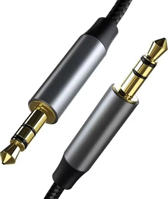 WiredCom® 3.5mm Aux Cable, 3.5mm Male to Male Stereo Audio Cable, Slim and Soft Cable with Gold Plated Connector, for Smartphones, Tablets and MP3 Player and More (2 meter/ 6 FT)