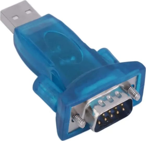 WiredCom USB 2.0 A Male to RS-232 DB9 Male Serial 9 Pin Converter Adapter