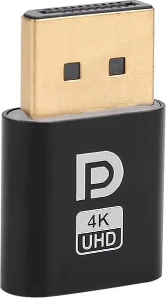 WiredCom® 4K Displayport dp Dummy Plug Virtual Display Adapter EDID Headless Ghost Emulator Desktop Accessories for PC Graphics Video Card