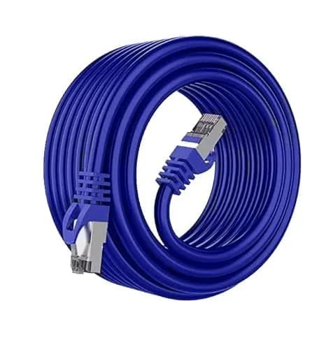 Cat6 Ethernet Cable, High-Speed 550MHZ / 10Gigabit Speed UTP LAN Cable, Network Cable Internet RJ45 Cable LAN Wire, Patch Computer Cord Gigabit Category 6 Wires for Modem,Router Blue