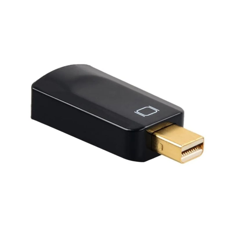 WiredCom Mini DP Thunderbolt Mini Display Port Male to HDMI Female Adapter Converter (Mini DP to HDMI) Black or White, Assorted